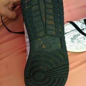 Nike Air Jordan 1 Doodle Youth size 6 Women's size 7.5